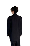 C316XZ844P118春装新中式西服中山装时尚短款外套个性西装盘扣，男装西服，电商C316