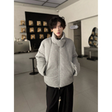 C316MY1120P138冬装新款灰色棉服时尚短袖外套结构设计棉袄，男装棉衣，电商C316
