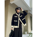 s秋冬新款毛衣小香风针织衫个性时尚毛衣短款，男装针织衫/毛衣，电商C316