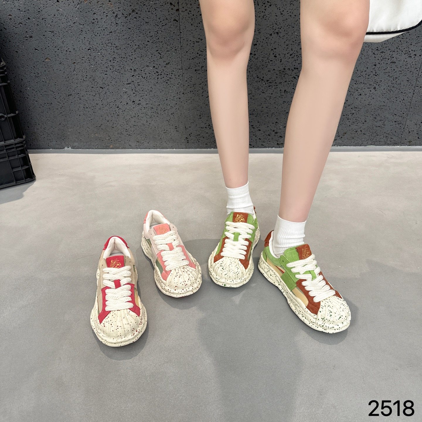 时尚厚底真皮德训鞋女2026春款韩版贝壳头休闲运动鞋休闲鞋板鞋潮,女鞋,时尚休闲鞋,淘宝优惠券,粉丝福利购,淘宝优惠卷