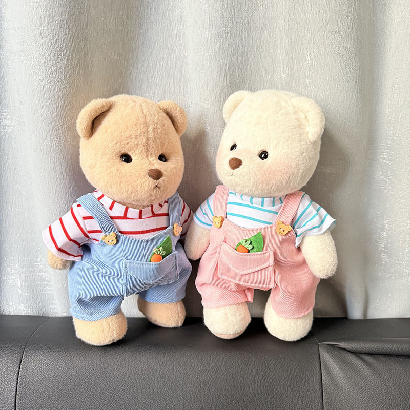 30cm莉娜关节熊胡萝卜背带裤系列