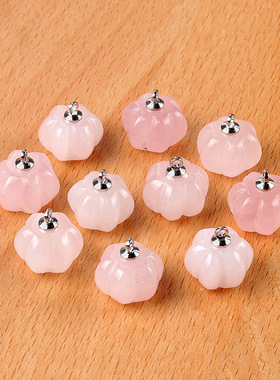 天然水晶玛瑙小南瓜吊坠