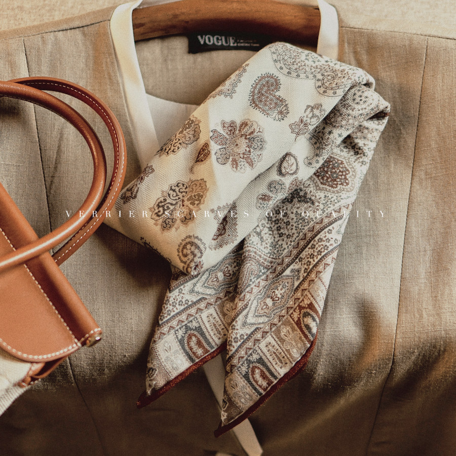 佩斯利经典腰果 老钱风真丝羊毛围巾女秋冬季丝毛丝巾方巾65,服饰配件/皮带/帽子/围巾,围巾/丝巾/披肩,淘宝优惠券,粉丝福利购,淘宝优惠卷