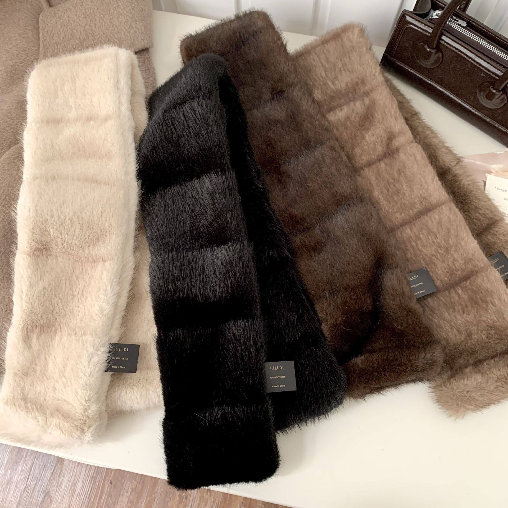 围巾高品质毛毛领巾交叉围脖加厚仿貂毛渐变色围巾秋冬季保暖围脖,服饰配件/皮带/帽子/围巾,围巾/丝巾/披肩,淘宝优惠券,粉丝福利购,淘宝优惠卷