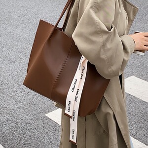 小众设计包包女士2023新款高级感单肩包女大容量托特包真皮通勤包