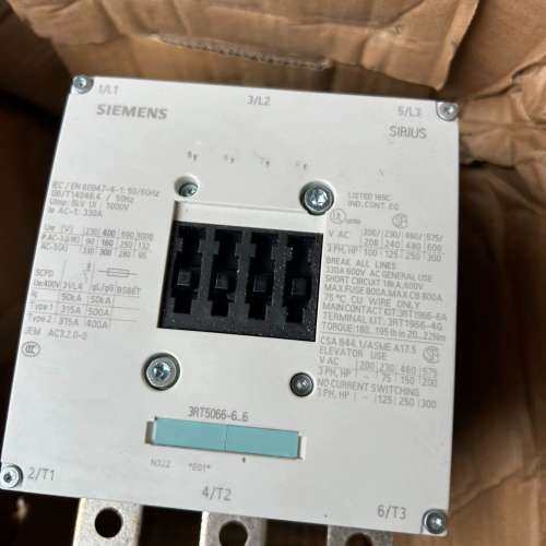 议价交流接触器3RT5066  带原包装询价