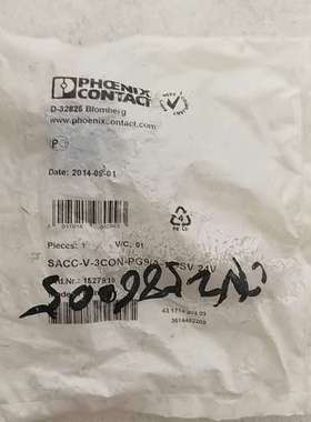 议价连接器 1527919 SACC-V-3CO询价