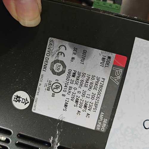 议价伺服驱动器PY2B050C62S8P01，，三相询价