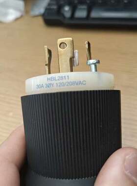 议价荷宝Hubbell扭锁式插头.型号HBL2811，没有用询价