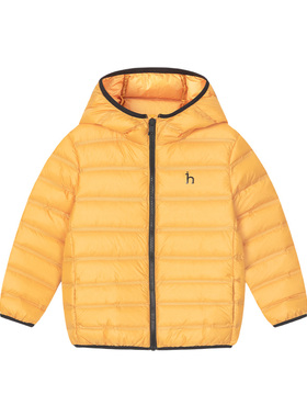 线下同款hazzys童装男童羽绒服2022保暖连帽外套HZQDBD35CR072