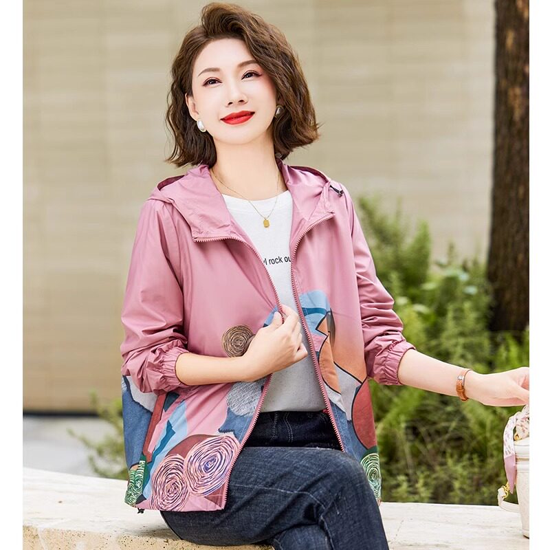 中老年女装高贵开衫夹克