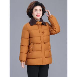 妈妈冬装外套2026新款中老年人女款保暖棉服阔太太秋冬季洋气棉衣