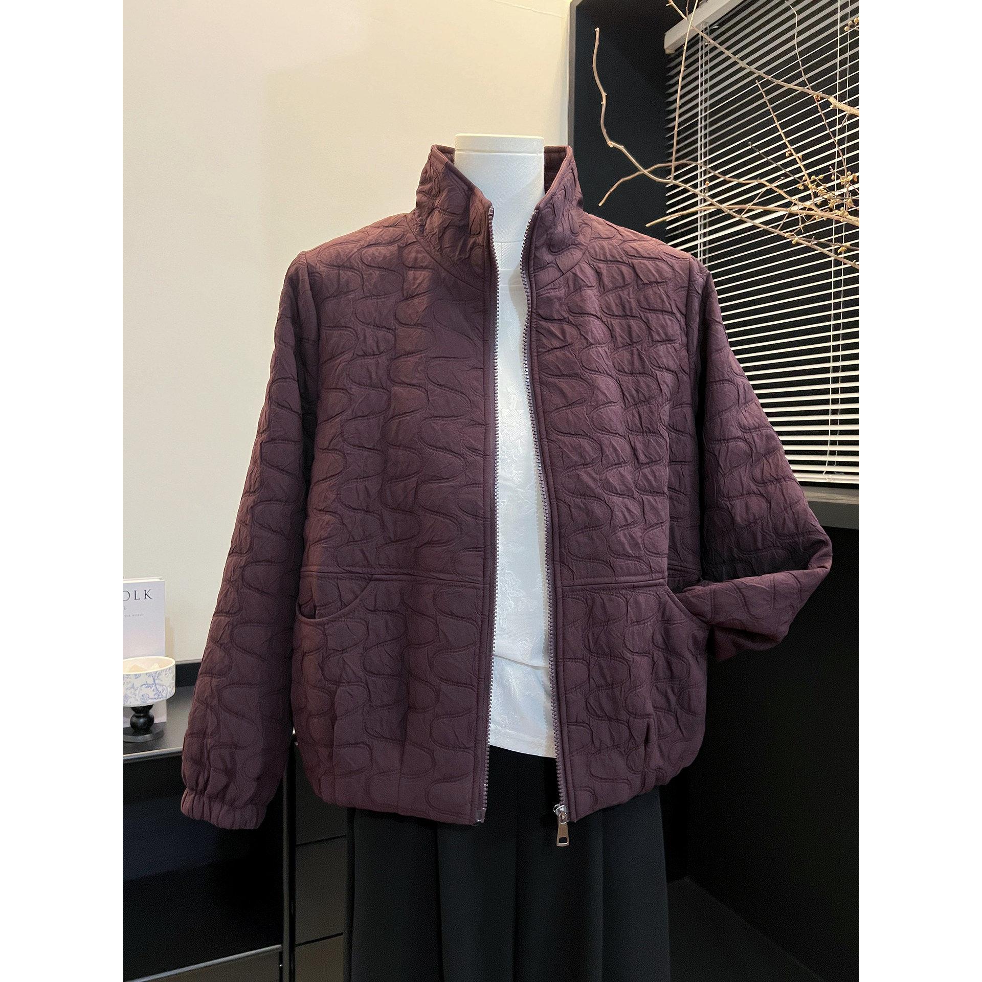 妈妈装乌梅紫立领棒球服外套2026春季新款中老年宽松休闲夹克上衣