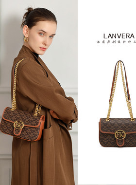 LANVERA2026新款链条斜挎妈妈包