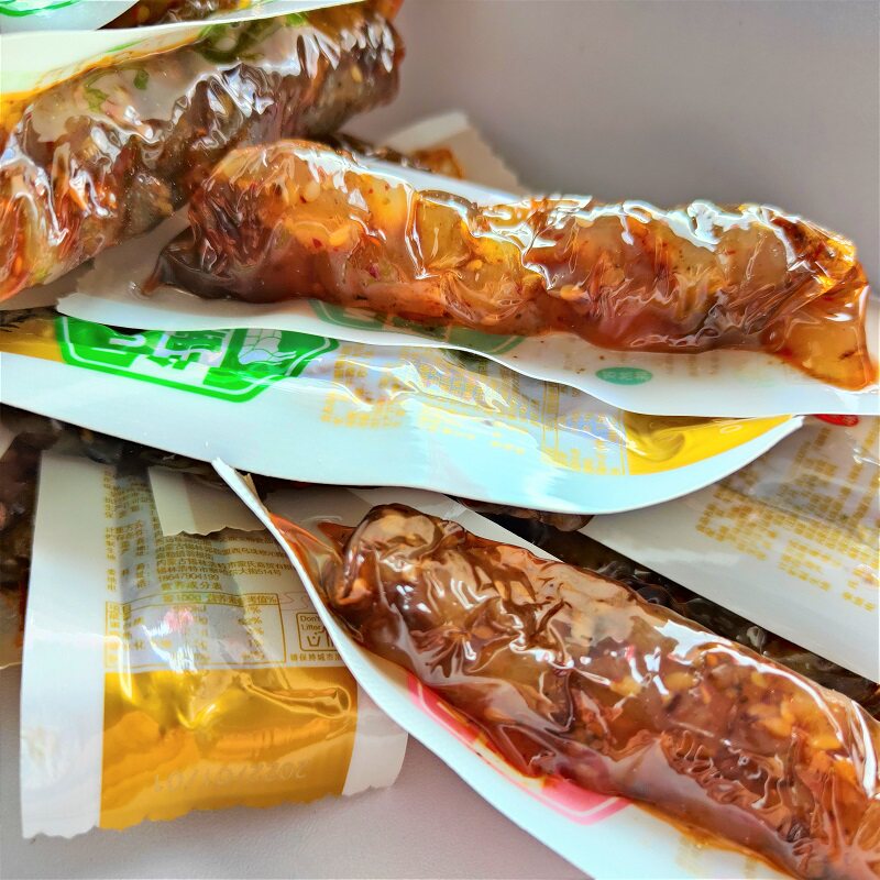 内蒙特产文特牛蹄筋散装牛筋卤味阿腾锡林香辣孜然独立小包装零食