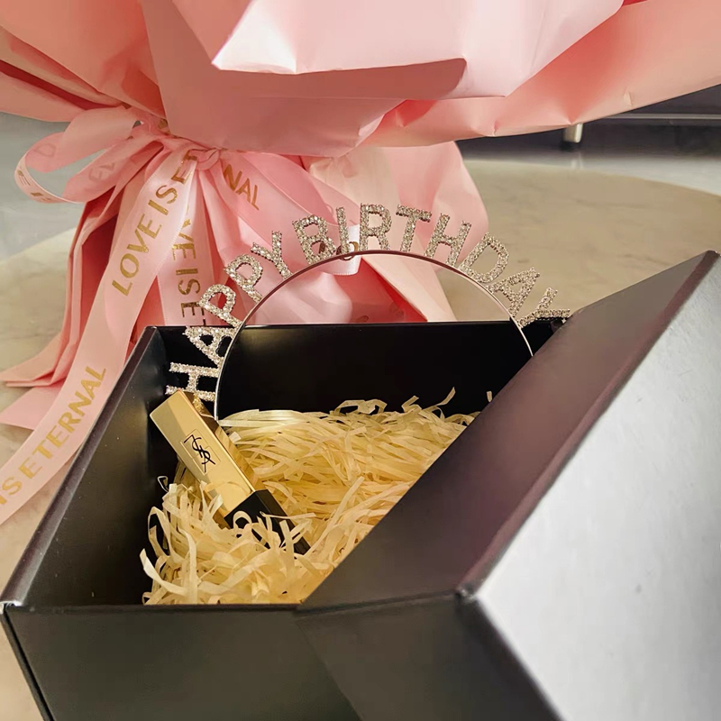 生日发箍头箍字母闪钻皇冠