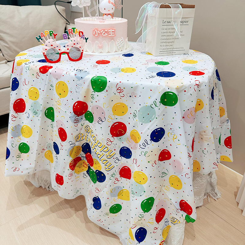 桌布拍照道具甜品台生日派对布置