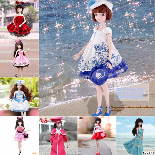 六分巴比可儿叶罗丽佳心怡azone小布BJD特六盲盒电器街米甜4衣服