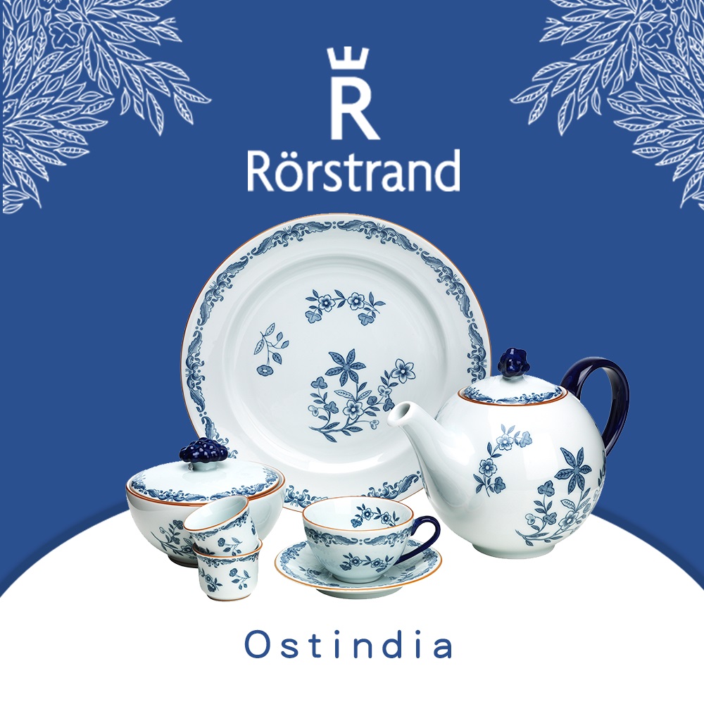 rorstrand瑞典餐具Ostindia陶瓷