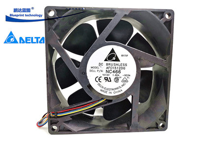 台达15050 12V1.80A AFC1512DG 15CM大风量双滚珠轴承PWM散热风扇