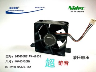 4020 5V0.05A 4CM液压轴承散热风扇 69J53 全新静音Z40G05MS1A5