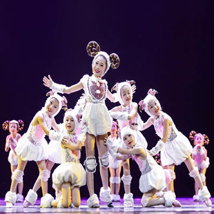 第十届小荷风采羊羔跪乳舞蹈服儿童动物服小羊幼儿园开场舞演出服