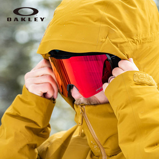 备男女款 M谱锐智户外装 滑雪镜大柱面7103 LINE Oakley欧克利FALL