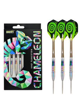 ONE80专业比赛变色龙硬式飞镖极高密度钨钢飞镖专业飞镖针