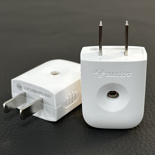 公牛两极插头可拆不带线两孔两脚