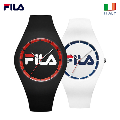 斐乐手表学生青春耐脏石英硅胶