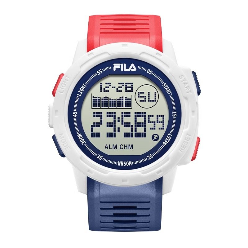 fila斐乐夜光电子手表男女式运动防水初高中大学生送礼物腕表6561