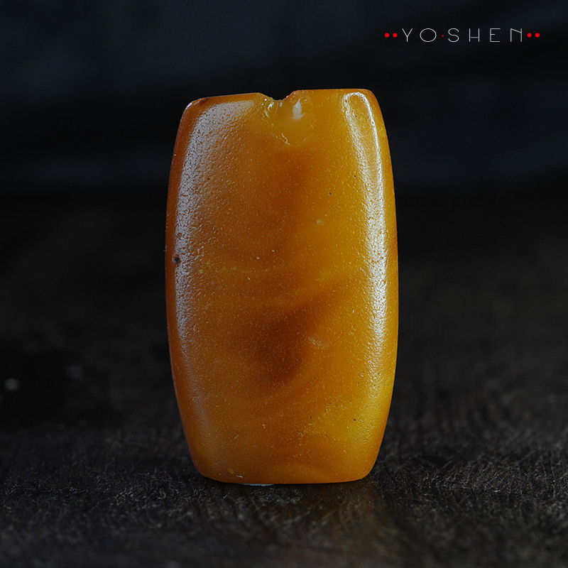 爆老片珠老藏蜡勒子西藏藏传老蜜蜡老蜡文玩配珠隔珠佛珠配饰