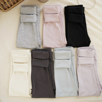 春夏Amber同款兰精天丝男女童宝宝柔软弹力打底裤儿童百搭长裤子