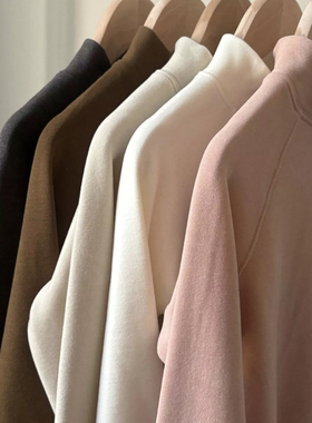 亲子款儿童百草姜暖绒小高领打底衫男女宝宝保暖内搭上衣长袖T恤