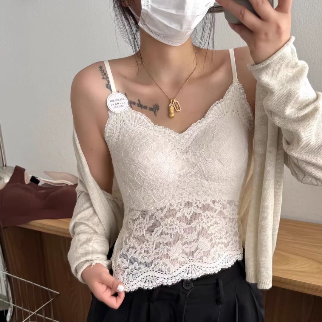 枫之欣6230蕾丝美背吊带