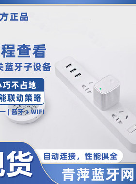 青萍多功能蓝牙网关家居插座遥控