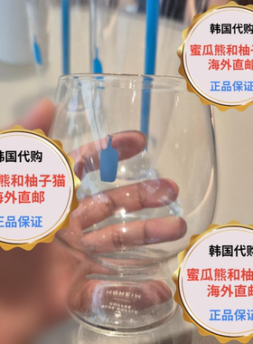 韩国直邮blue bottle蓝瓶高颜值水杯玻璃杯透明杯子玻璃水杯咖啡