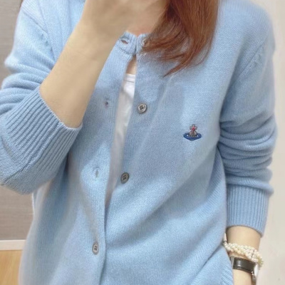 100%羊毛开衫女毛衣针织外套