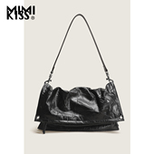 MIMIKISS腋下包百搭链条手提包高级感大容量托特包真皮单肩斜挎包