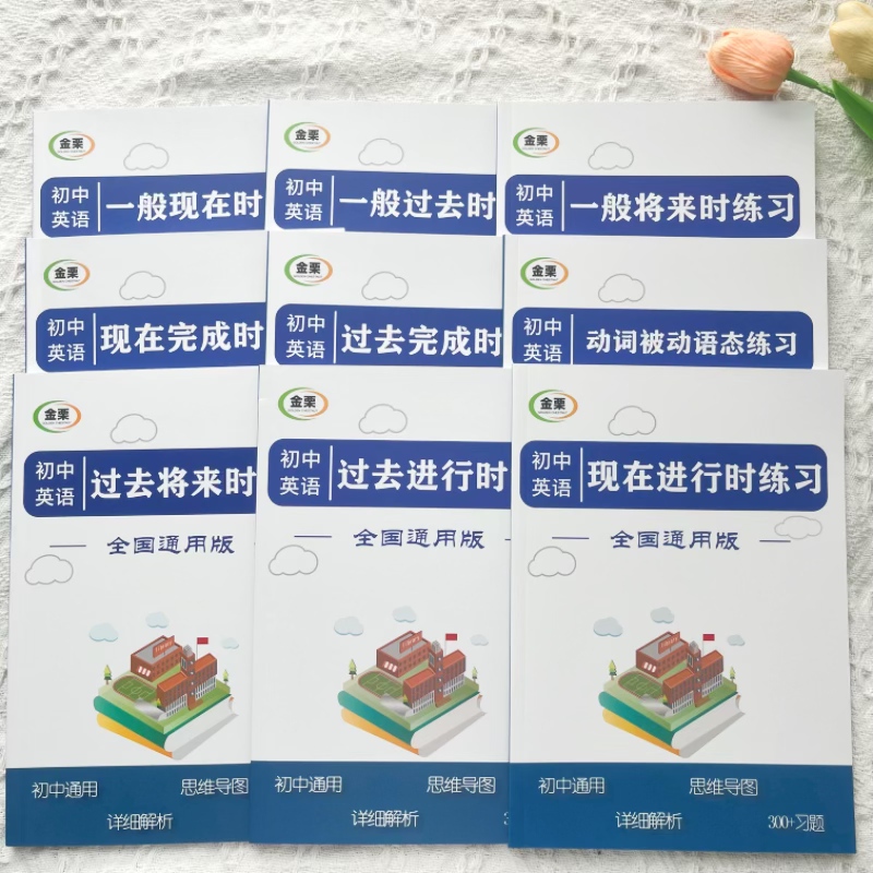 初中英语八大时态被动语态练习题