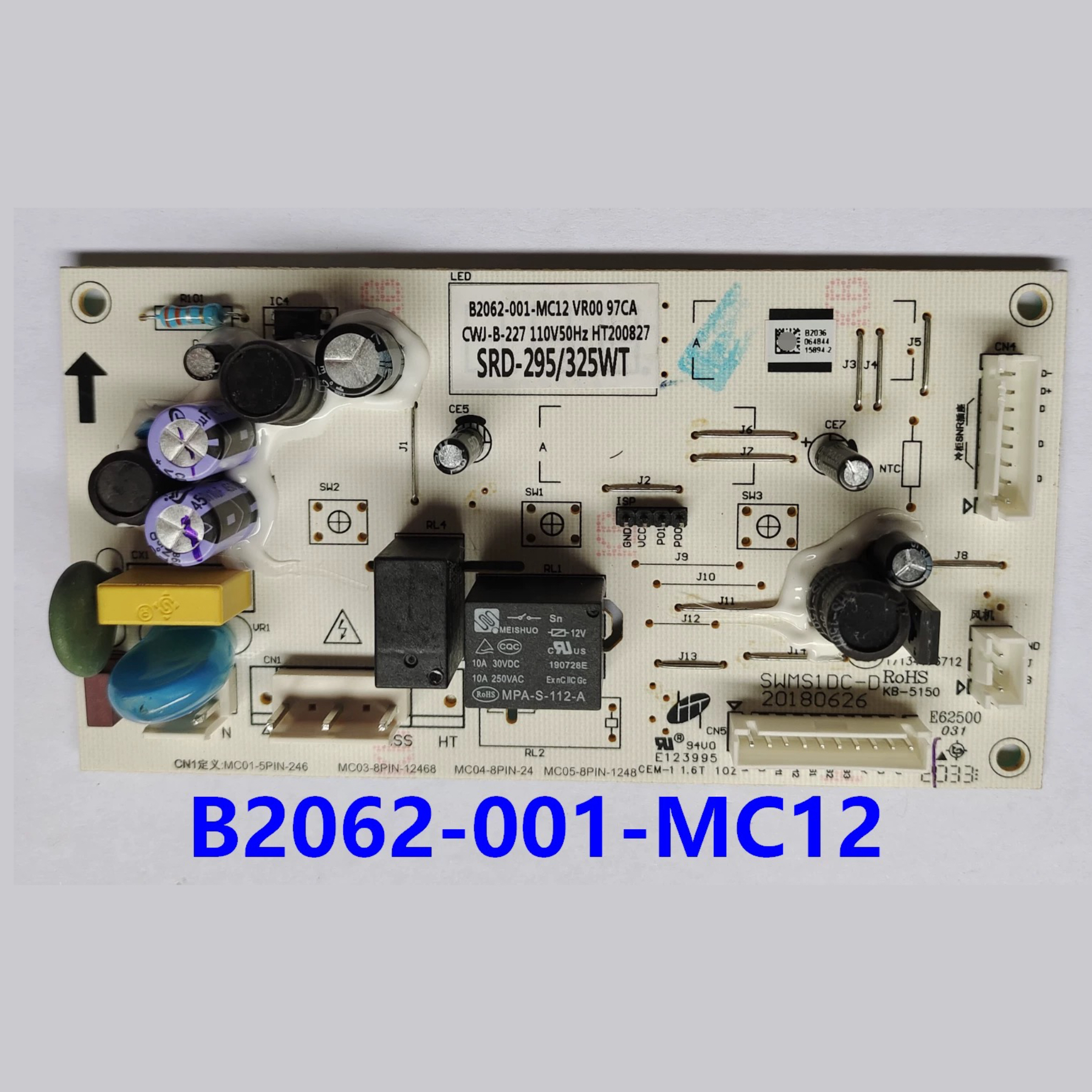B2062-001-MC12电脑板创维冰箱冷冻柜SRD-295/325WT电源板主板