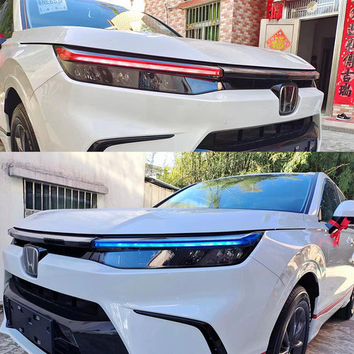 适用于23款本田皓影日行灯变色贴专用改装雾灯眉专用眼眉个性贴膜