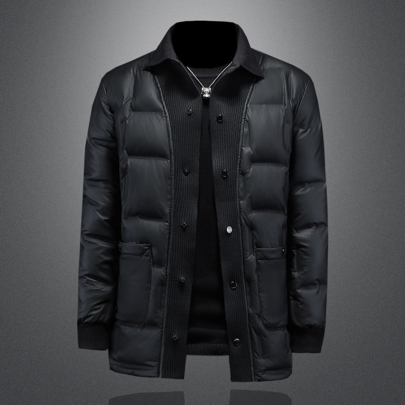 2025秋冬装90白鸭绒中长款羽绒服男加厚钱塘6006-7721-P330楼空图图片