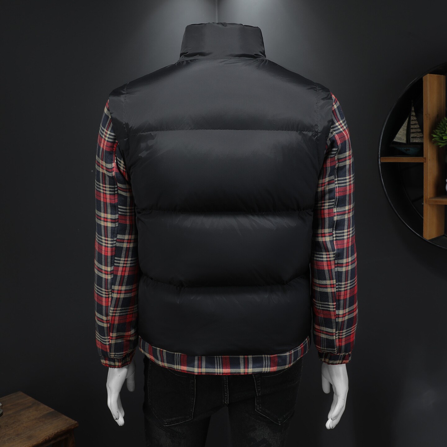 2025秋冬装90%绒立领羽绒服男钱塘6006-5116-P320假模图,男装羽绒服,钱塘6006(原3029)