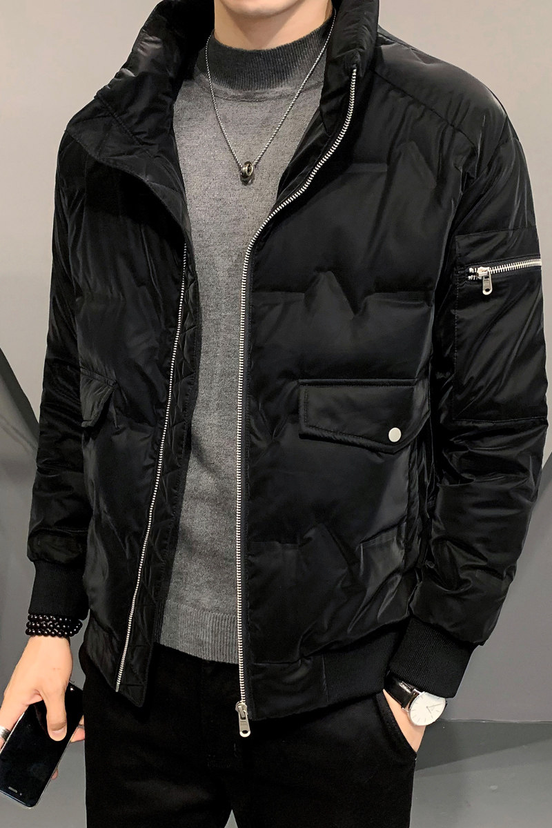 2021秋冬装新款纯色羽绒服男加厚钱塘3029-279-P265真模,男装羽绒服,钱塘6006(原3029)