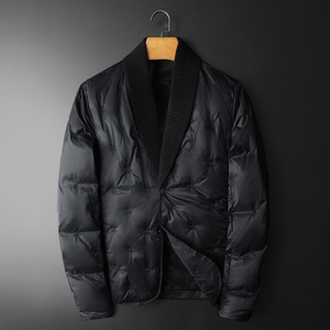 2025秋冬裝刺繡針織領(lǐng)西裝羽絨服男錢塘6006-9108-P265 平鋪圖圖片