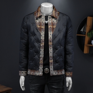 2025秋冬装新款90绒假两件羽绒服男 钱塘6006-7799-P310 假模图,男装羽绒服,钱塘6006(原3029)