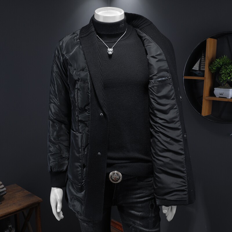 2025秋冬装新款中长款羽绒服男加厚钱塘6006-2277-P285假模,男装羽绒服,钱塘6006(原3029)
