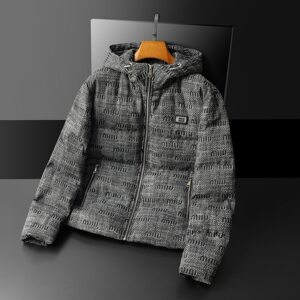 2025秋冬装90%绒连帽羽绒服男 钱塘6006-5529-P330 平铺图图片