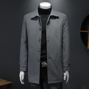 2021秋冬装商务中长款羽绒服男 钱塘3029-1977-P260 有6XL图片